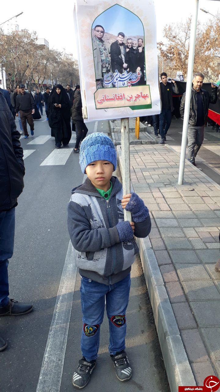 تصاویر: حضور چشمگیر مهاجرین افغانستانی مقیم مشهد در مراسم تشییع پیکر مطهر &laquo;سردار سلیمانی&raquo;