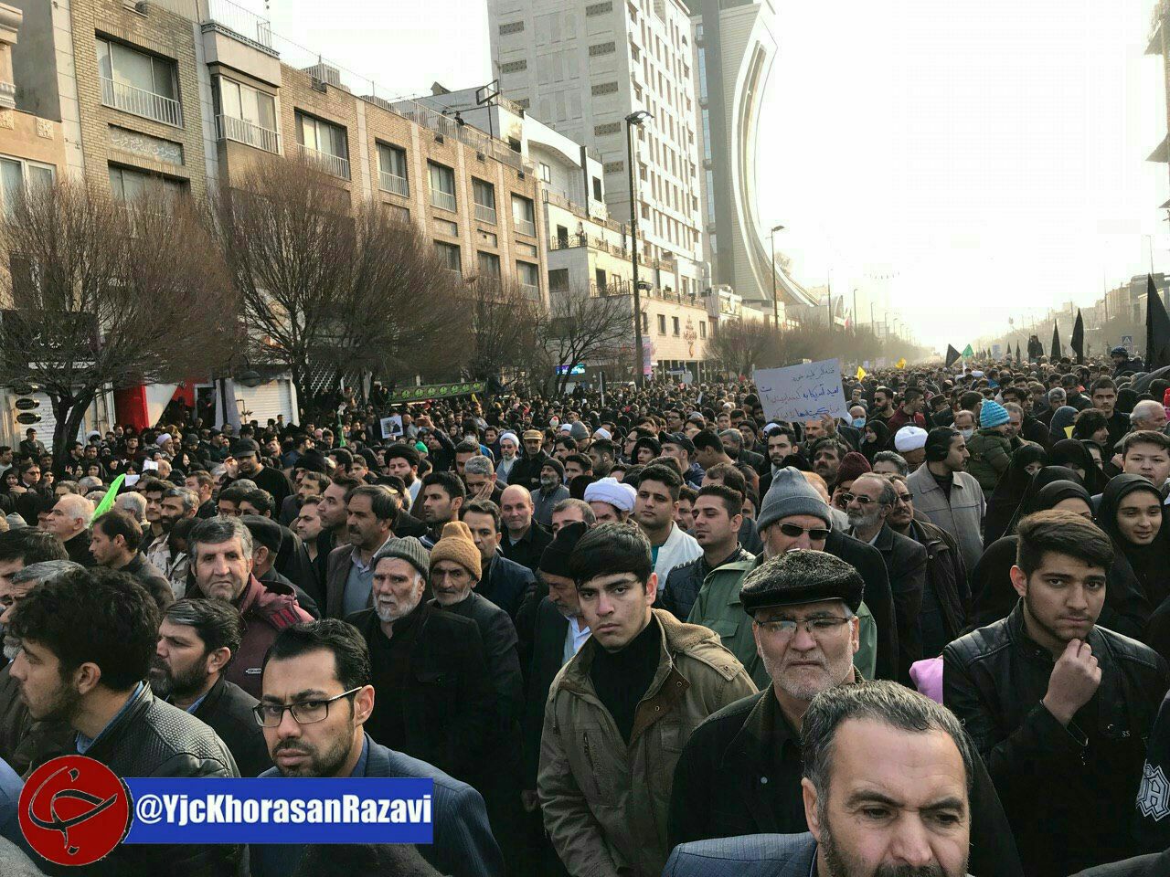 محشری در مشهد به پا شد/تصاویر روزی که در مشهد گذشت