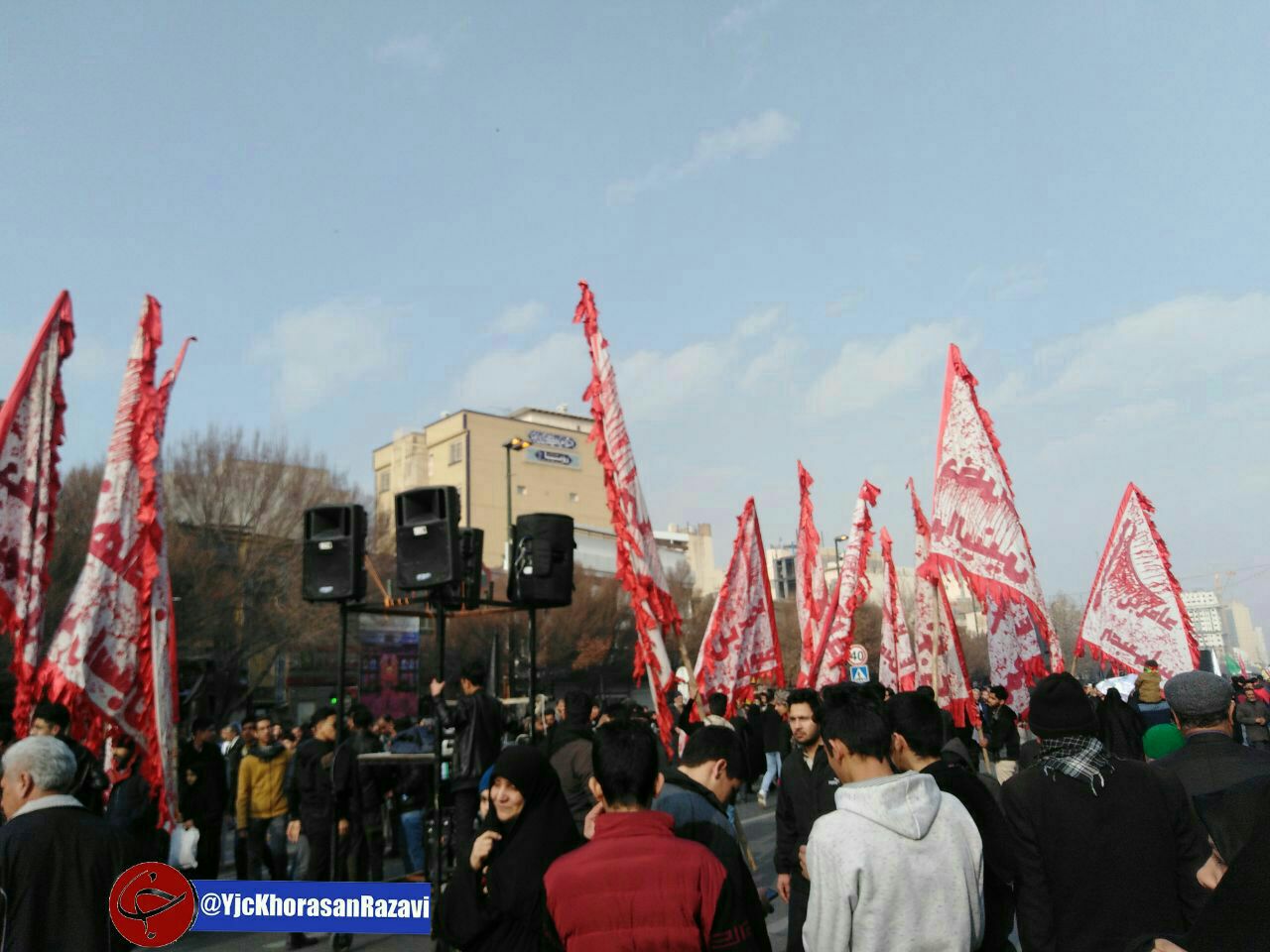 محشری در مشهد به پا شد/تصاویر روزی که در مشهد گذشت