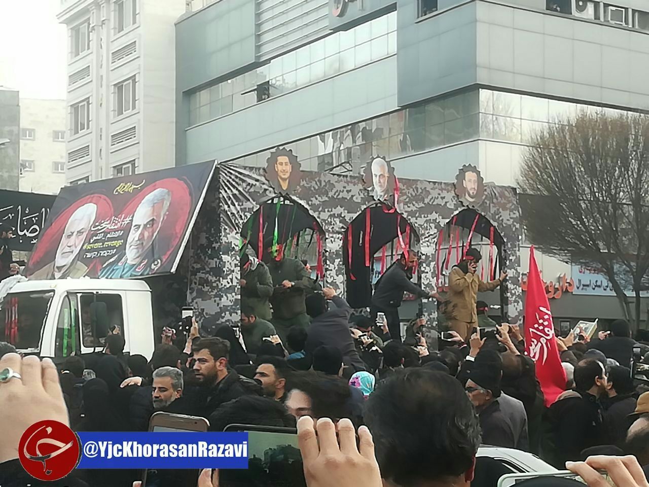محشری در مشهد به پا شد/تصاویر روزی که در مشهد گذشت