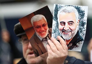 تجمع خونخواهان سردار دل‌ها «حاج قاسم سلیمانی» مقابل سفارت آمریکا در تورنتو + فیلم