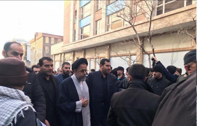 حضور چهره&zwnj;های لشکری و کشوری در مراسم تشییع پیکر سپهبد شهید قاسم سلیمانی