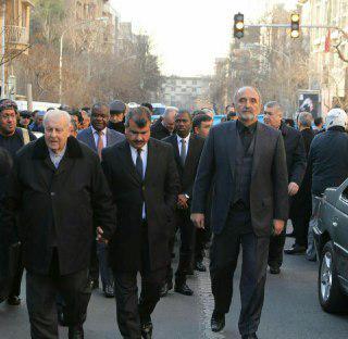 حضور چهره&zwnj;های لشکری و کشوری در مراسم تشییع پیکر سپهبد شهید قاسم سلیمانی