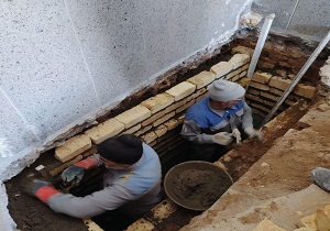 آماده سازی مزار یار قمی سردار سلیمانی