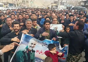 مراسم عزاداری شهادت سردار سلیمانی در «صیدون» + فیلم