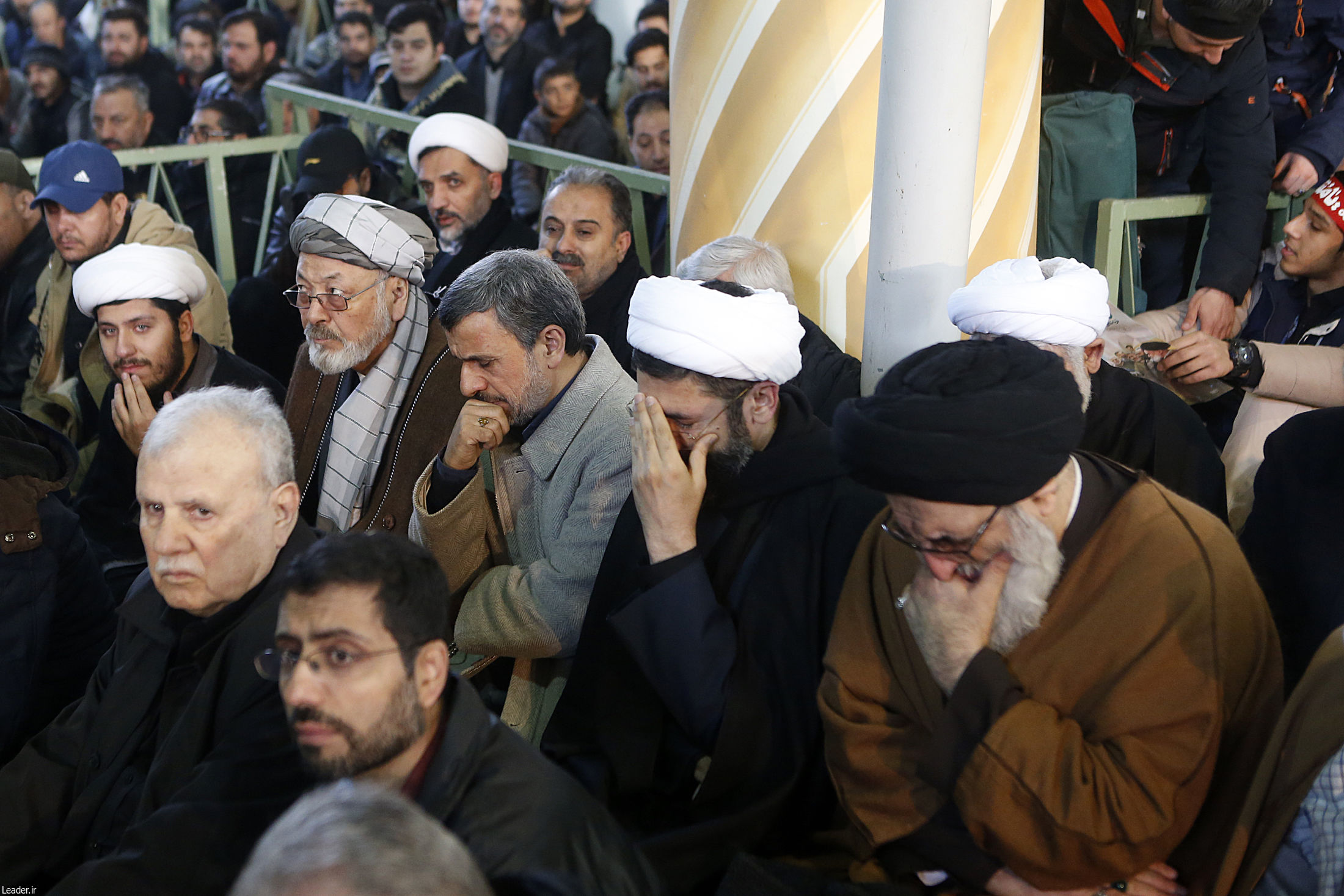 حضور چهره&zwnj;های لشکری و کشوری در مراسم تشییع پیکر سپهبد شهید قاسم سلیمانی