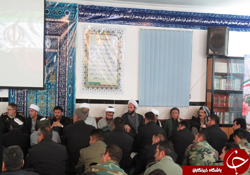 برگزاری مراسم بزرگداشت سردار شهید سلیمانی در حسینیه سپاه مهاباد + تصاویر