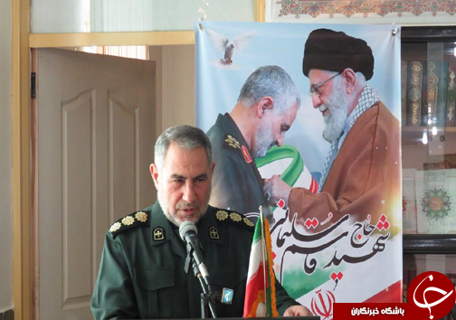 برگزاری مراسم بزرگداشت سردار شهید سلیمانی در حسینیه سپاه مهاباد + تصاویر