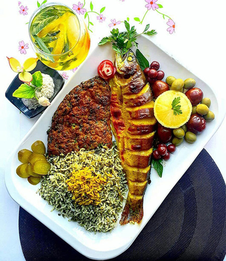 طرز تهیه ماهی شکم پر مجلسی به چند روش مختلف