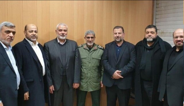 رییس دفتر سیاسی حماس با فرمانده جدیده سپاه قدس دیدار کرد
