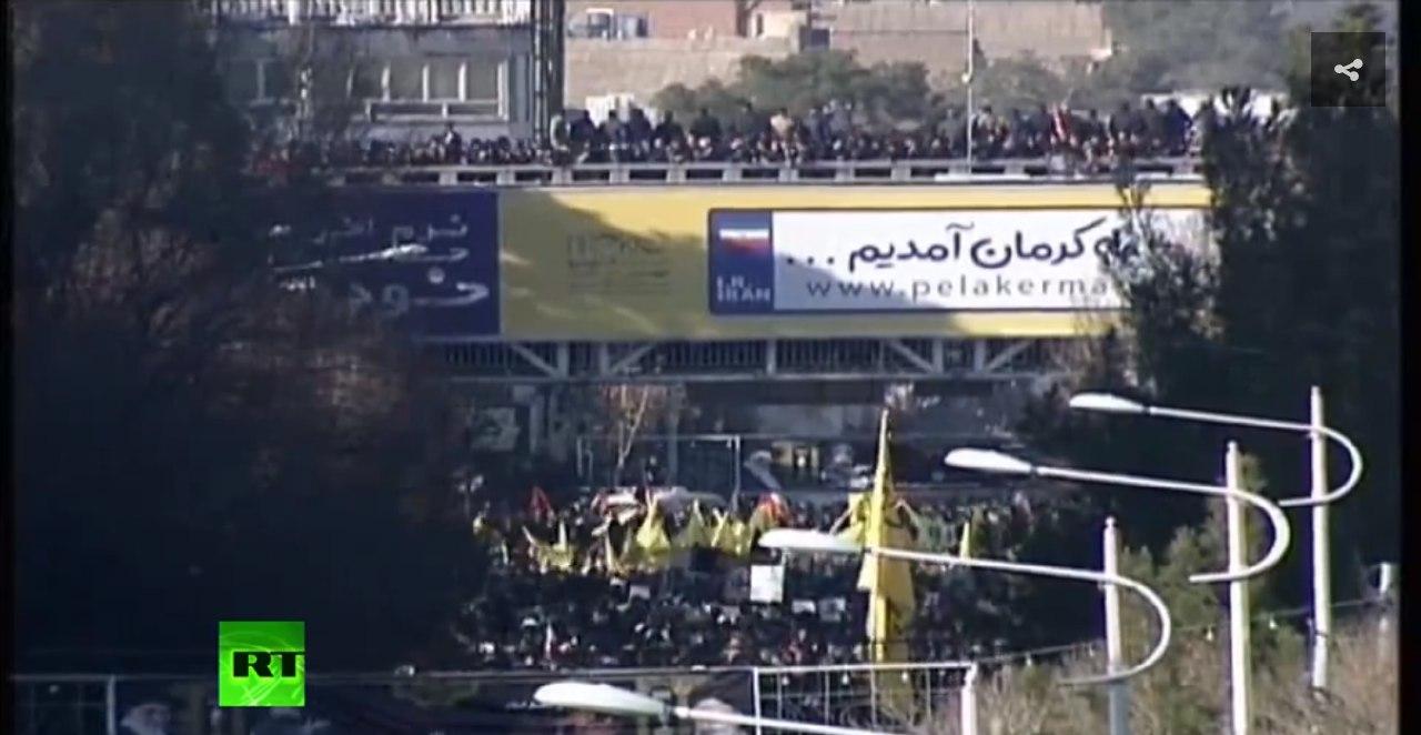 بازتاب جهانی مراسم تشییع سردار سلیمانی در زادگاهش