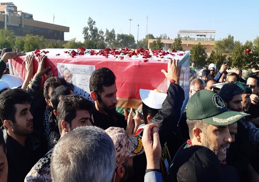 استقبال مردم شهید پرور آبادان و خرمشهر از پیکر پاک و مطهر شهید ابوالمهدی المهندس+تصاویر
