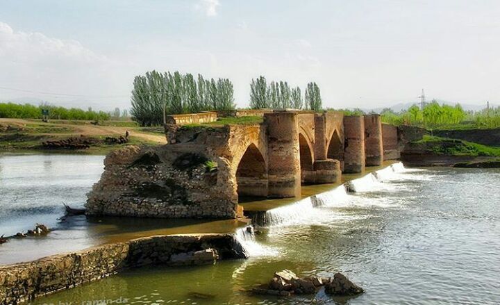 بارش&zwnj;های زمستانی و پرآب شدن رودخانه سیمینه رود بوکان+تصاویر