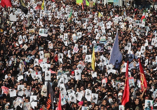 آغاز مراسم  تشییع پیکر مطهر شهید ابومهدی