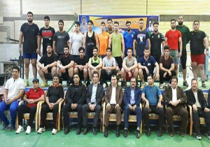 ملی پوشان جوان و نوجوان وزنه برداری مازندران در اردوی بروجرد