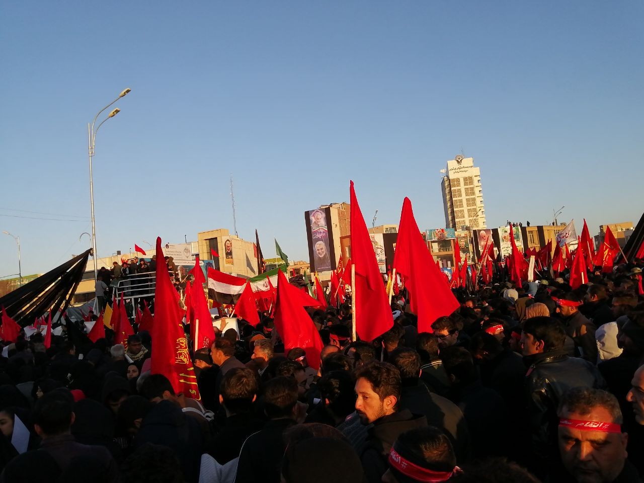 جان باختن تعدادی از تشییع کنندگان در کرمان