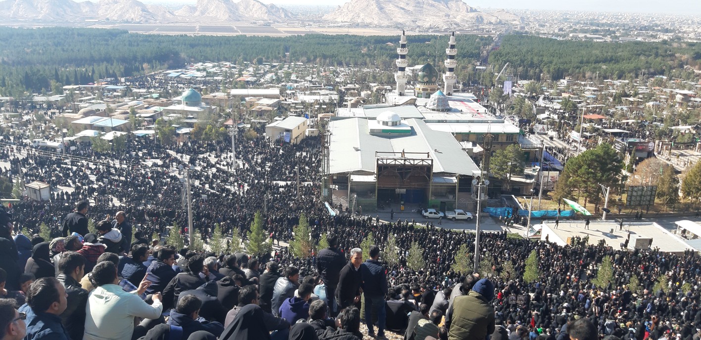مراسم تشییع پیکر شهید سردار سلیمانی بعد از وقفه کوتاهی ادامه می یابد