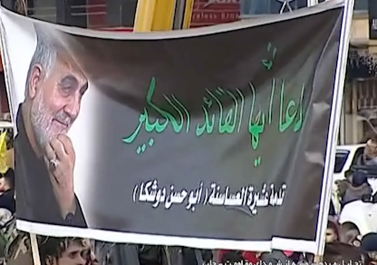 قدردانی مردم حلب سوریه از سردار شهید قاسم سلیمانی + فیلم