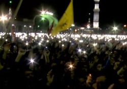 تازه شدن داغ دل شیعیان در سالروز شهادت حضرت زهرا (س) + فیلم
