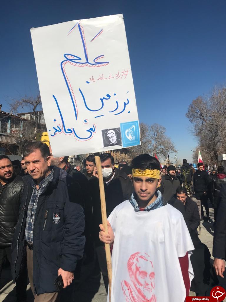 گوشه ای از جلوه  ی حضور همدانی ها در بزرگداشت سردار دل ها