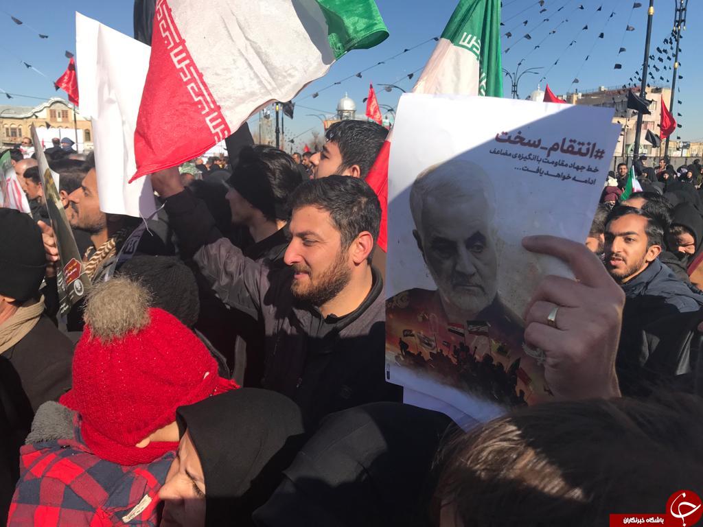 گوشه ای از جلوه  ی حضور همدانی ها در بزرگداشت سردار دل ها