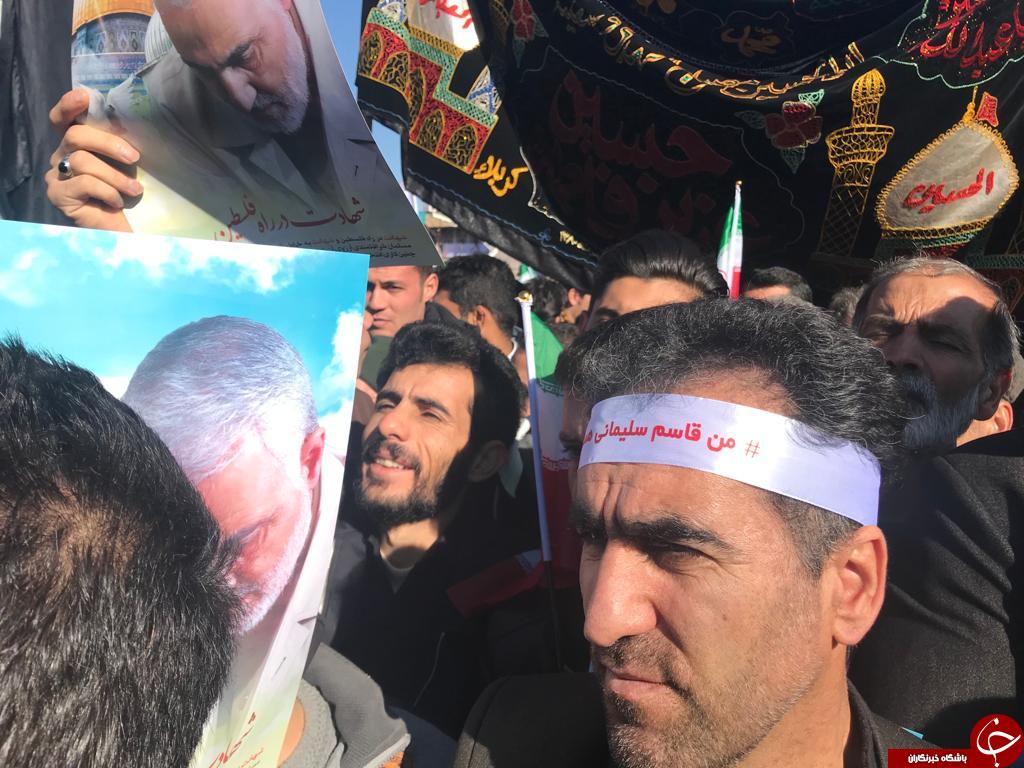 گوشه ای از جلوه  ی حضور همدانی ها در بزرگداشت سردار دل ها