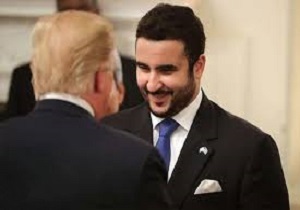 دیدار دونالد ترامپ با خالد بن سلمان