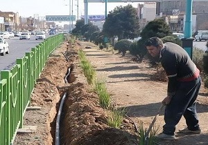 حذف آب شرب از شبکه آبیاری فضای سبز در یزد