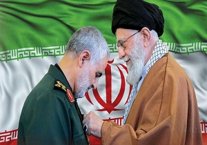 مراسم بزرگداشت شهید سلیمانی و همرزمانش از طرف رهبر انقلاب اسلامی در قم