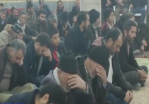 عزاداری شهادت حاج قاسم سلیمانی در سفیددشت + فیلم