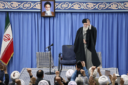 دیدار رهبر انقلاب با مسئولان حج
