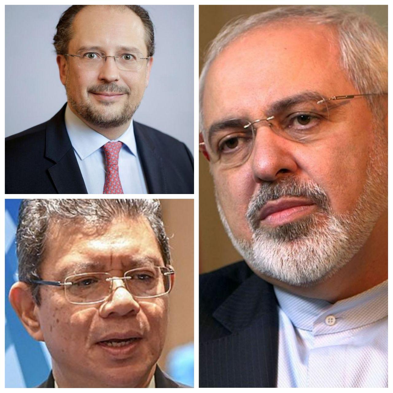 ظریف با همتاهای اتریشی و مالزی خود گفت&zwnj;وگو کرد