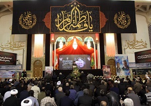 برگزاری مراسم شام غریبان سردار شهید حاج قاسم سلیمانی درقم