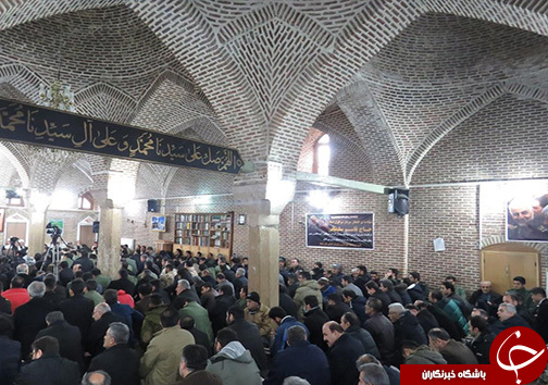 مردم مهاباد در عزای  شهادت سردار سلیمانی به سوگ نشستند