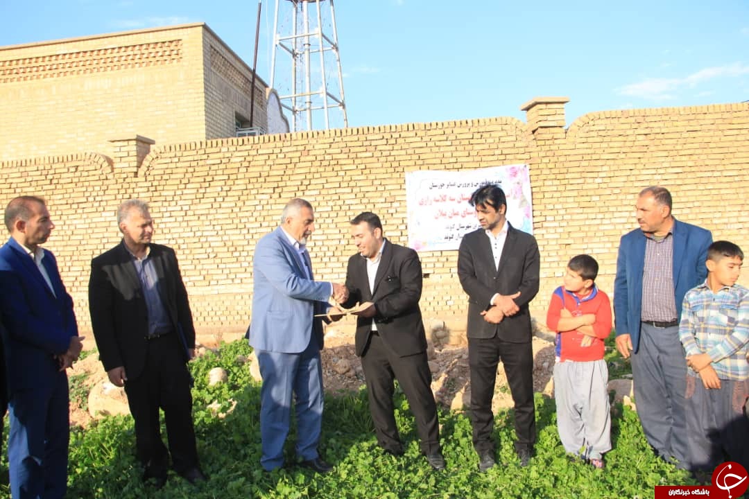 کلنگ احداث مدرسه عشایری در گتوند به زمین زده شد