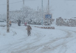 بارش ۱۰ سانتیمتر برف در کوهرنگ و فارسان