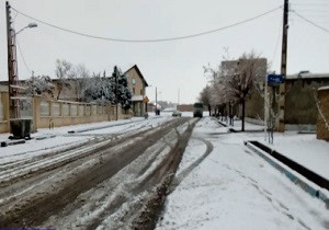 سفیدپوش شدن «شریفیه» با اولین برف زمستانی + فیلم