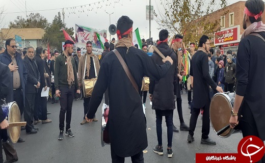 راهپیمایی مردم سمنان به مناسبت شهادت سردار قاسم سلیمانی و همرزمانش