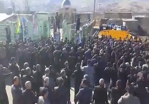عزاداری و بزرگداشت سردار دل‌ها در «سراب فیروزآباد» + فیلم