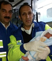 نجات زن باردار در بخش کندوان میانه
