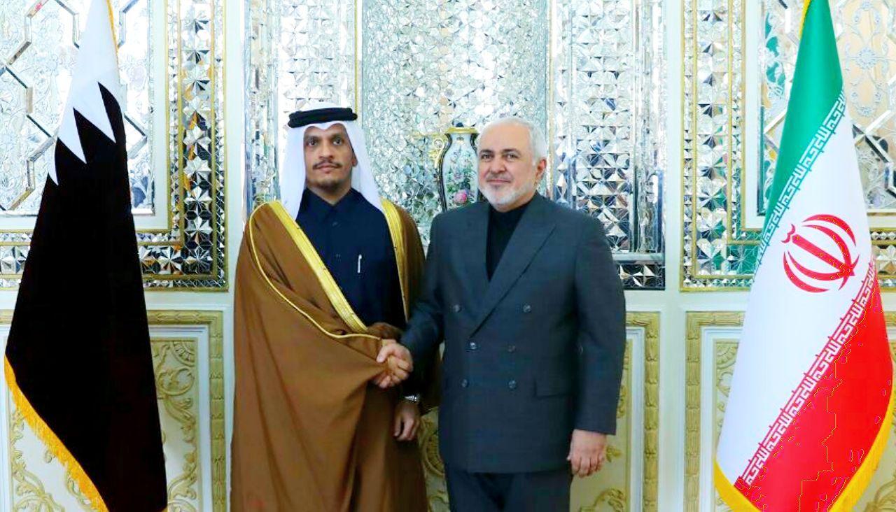 وزیر خارجه قطر با ظریف تلفنی گفت&zwnj;وگو کرد