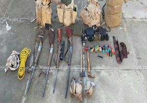 دستگیری چهار شکارچی غیر مجاز درکامیاران