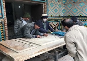 مرمت بخشی از ضلع شمالی و غربی بقعه امامزاده حسین (ع)