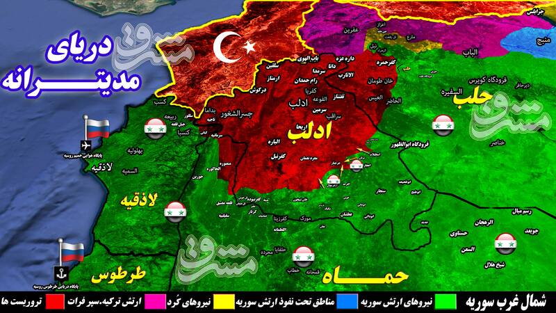 وحشت در آخرین پایگاه تروریست&zwnj;ها در شمال سوریه/ آزادی ۳۰ شهرک و ۱۴۰ کیلومتر مساحت اشغالی در ۴ روز عملیات + نقشه میدانی و عکس