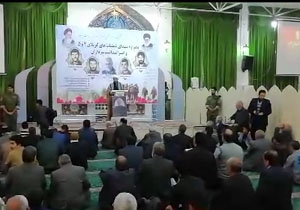 مراسم گرامیداشت شهدا و سردار رشید اسلام در کاشمر + فیلم