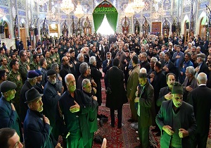 آیین گرامیداشت شهادت سردار سلیمانی در حسینیه رضوی اصفهان