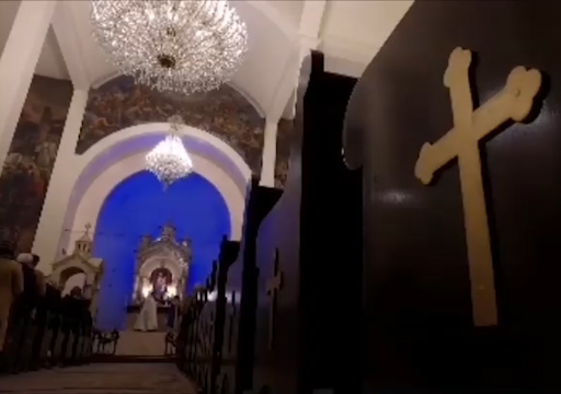 تسلیت هموطنان ارامنه بابت شهادت سردار سلیمانی در مراسم سال نو میلادی + فیلم