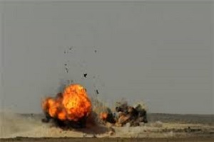 انفجار یک خودروی نظامی آمریکا در افغانستان
