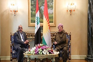 دیدار عادل عبدالمهدی با مقامات کردستان عراق
