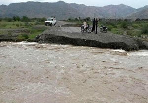جان باختن یک نفر در رودخانه سیلابی پاهتک بشاگرد